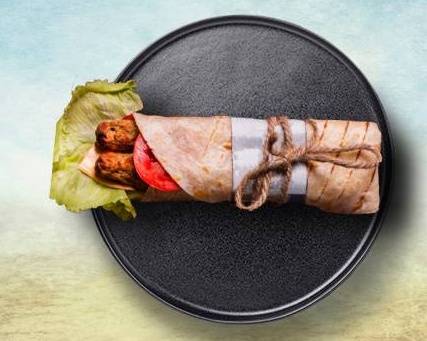 Order Crazy Carnivore Shish Kebab Roll food online from Pita Pan store, Lawrence on bringmethat.com