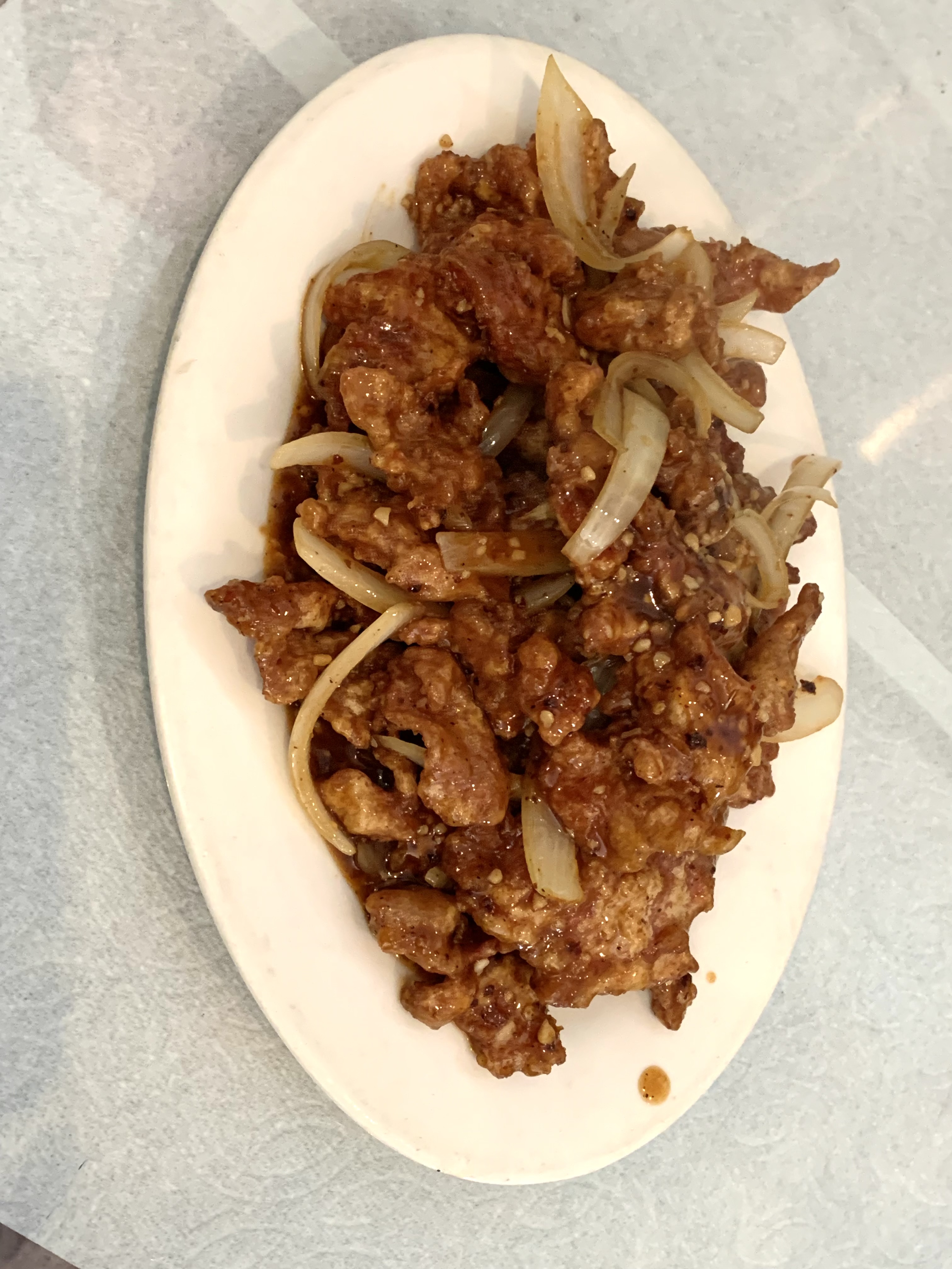 Order Szechuan Beef food online from Hong Kong Restaurant store, Manteca on bringmethat.com