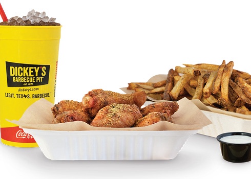 Order 6 Piece Wing Combo food online from Wing Boss store, Cleburne on bringmethat.com