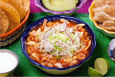 Order Pozole Rojo food online from Lumbrada Express store, Norristown on bringmethat.com