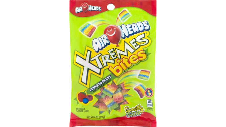 Order Air heads Xtremes Bites Rainbow Berry food online from Route 7 Food Mart store, Norwalk on bringmethat.com
