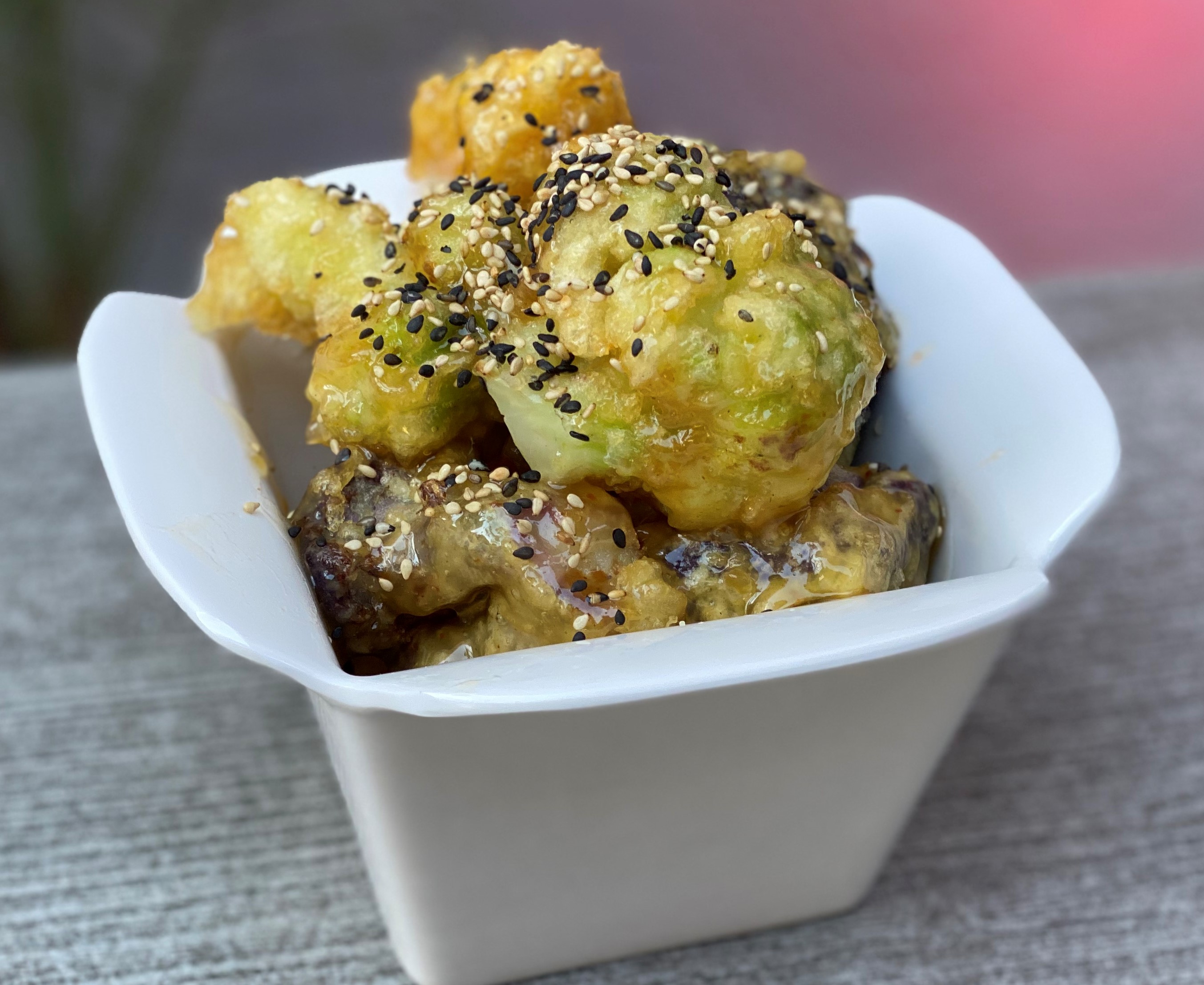 Order Sticky Cauliflower Poppers food online from Sushi Confidential store, Campbell on bringmethat.com