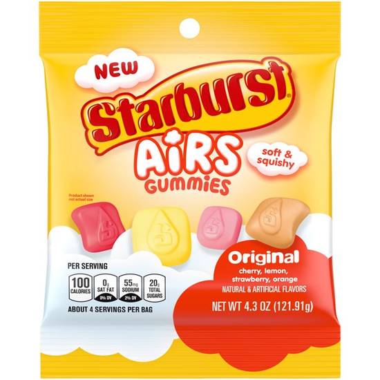 Order New Starburst Airs Gummies  Soft Candy food online from Exxon Food Mart store, Port Huron on bringmethat.com