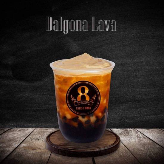Order Dalgona Lava food online from 8 Degrees Ice Cream & Boba store, Des Moines on bringmethat.com