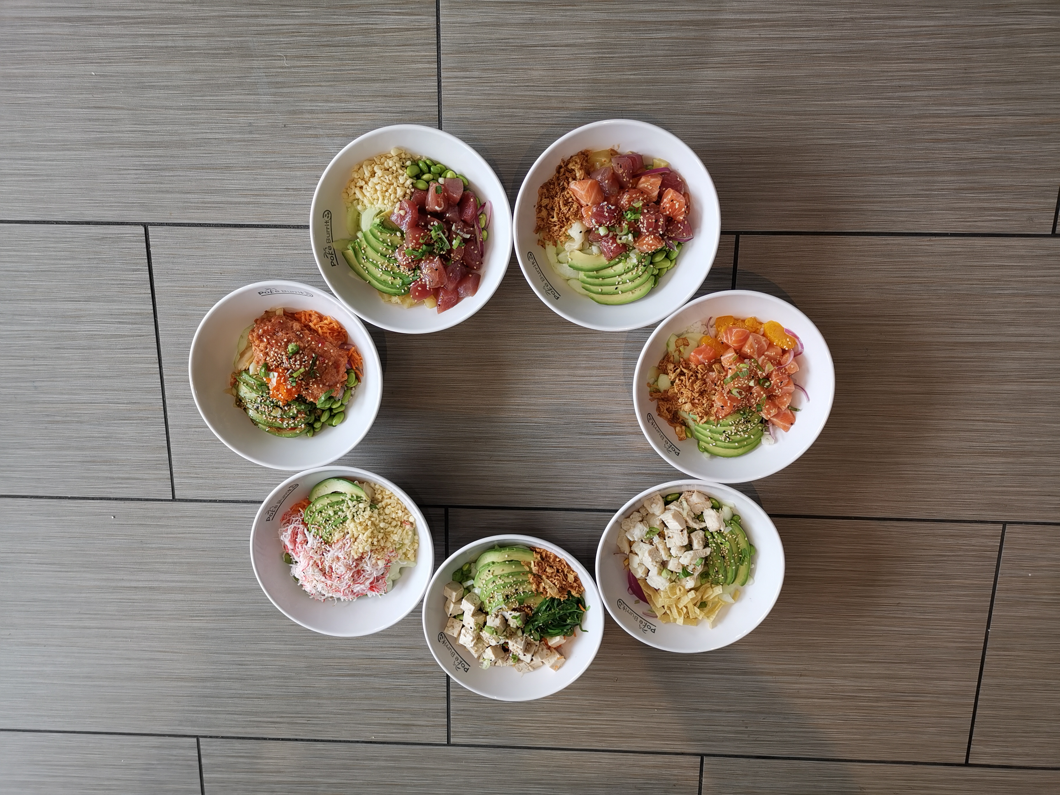 Order Build Your Own Bowl food online from Poke Burrito store, Deer Park on bringmethat.com
