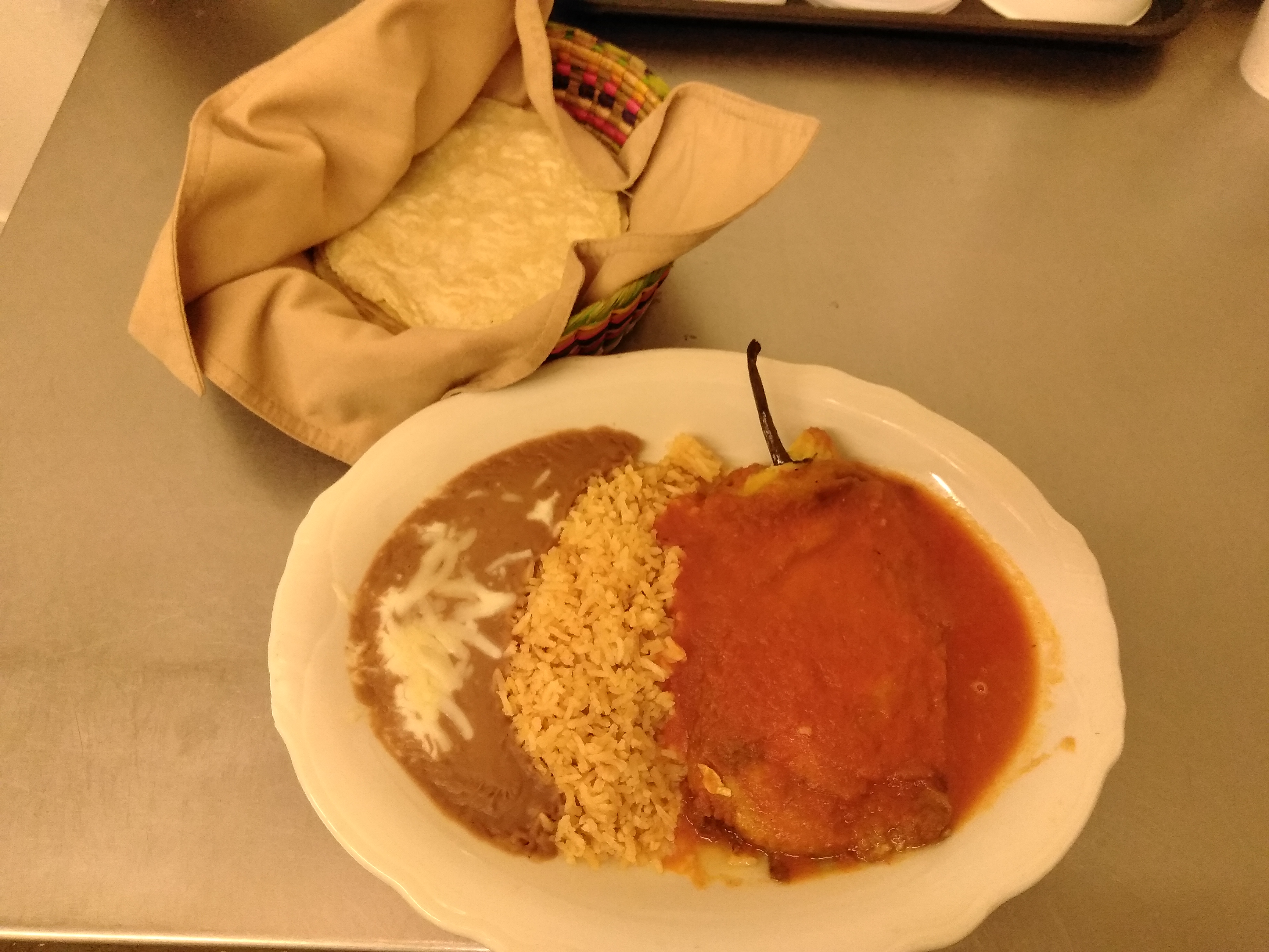 Order Chile Relleno food online from Gayosso's Mexican Food store, Phoenix on bringmethat.com
