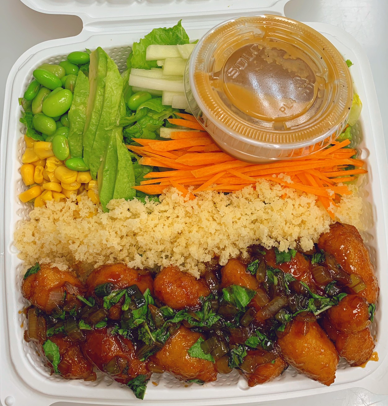 Order 1. Basil Chicken Rice Bowl food online from 168 Asian Burrito store, Olney on bringmethat.com