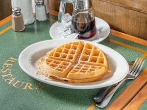 Order Golden Belgian Waffles food online from George's Family Restaurant store, Bronx on bringmethat.com