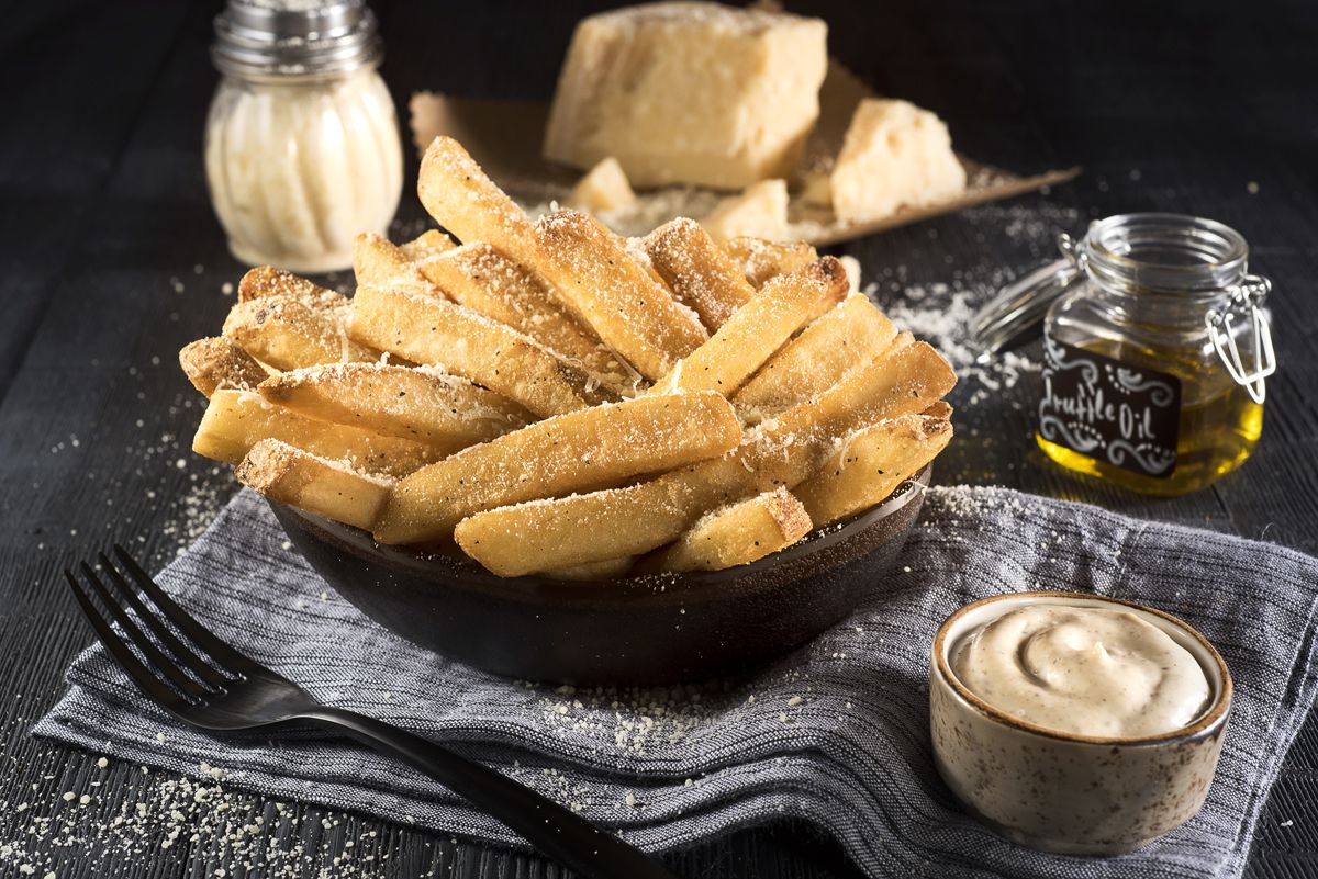 Order Double Truffle Fries food online from Pats Select Pizza Grill store, Warrington on bringmethat.com
