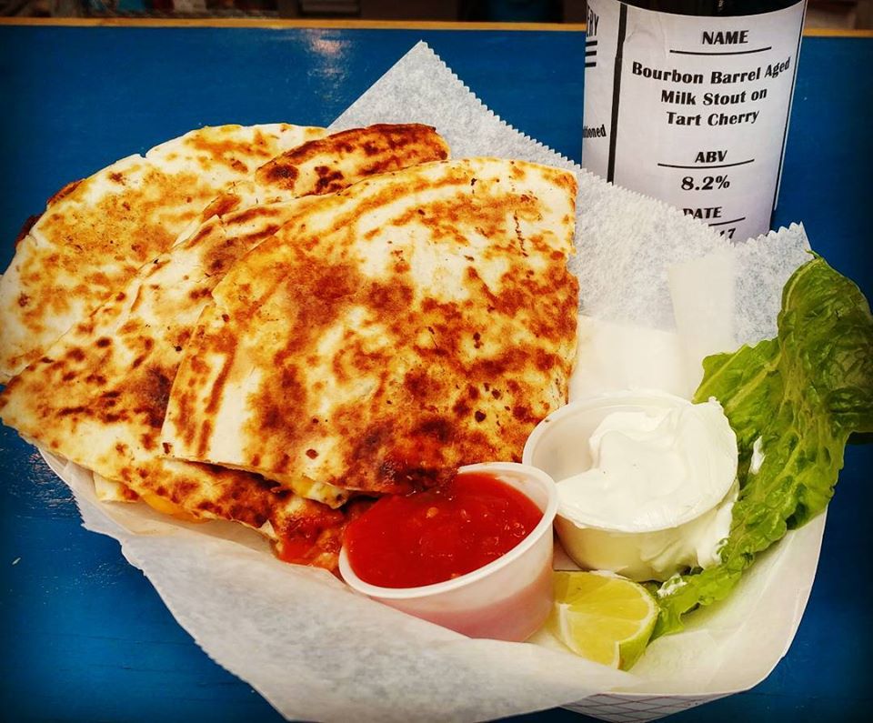 Order Quesadilla food online from The 377 Brewery store, Albuquerque on bringmethat.com