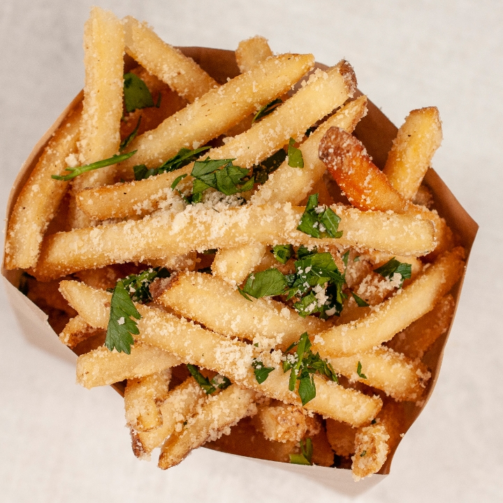 Order TRUFFLE FRIES food online from Big Al Burgers & Dogs store, Fort Collins on bringmethat.com