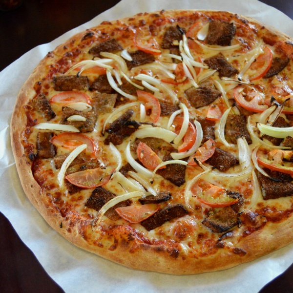 Order Eggplant Delight Pizza food online from The Pizzeria Factory store, Winnetka on bringmethat.com