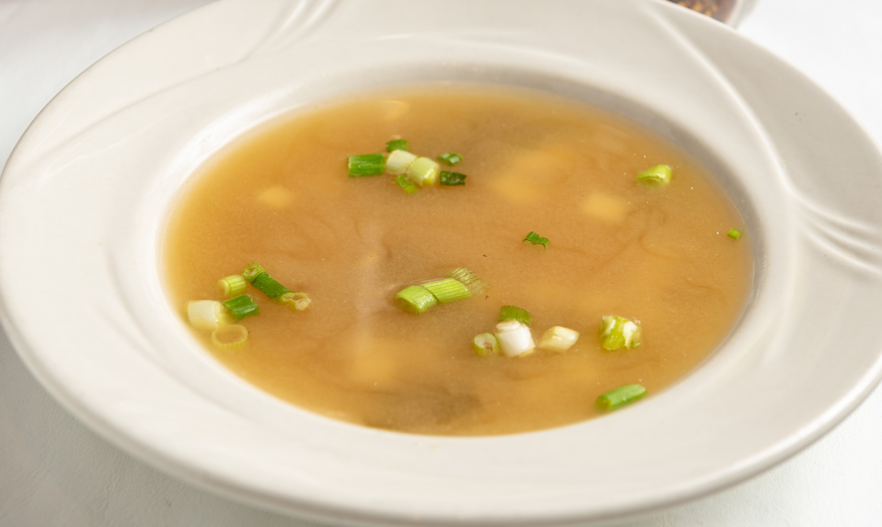 Order Miso Soup food online from Phuket Thai Restaurant store, Huntsville on bringmethat.com