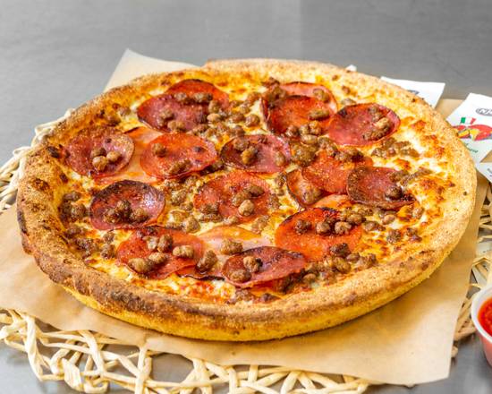 Order 16" Extra Large Mighty Meaty food online from Jet City Pizza store, Newcastle on bringmethat.com