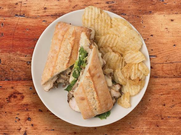 Order Chicken Caesar Sandwich food online from La Madeleine Country French Cafe store, Atlanta on bringmethat.com