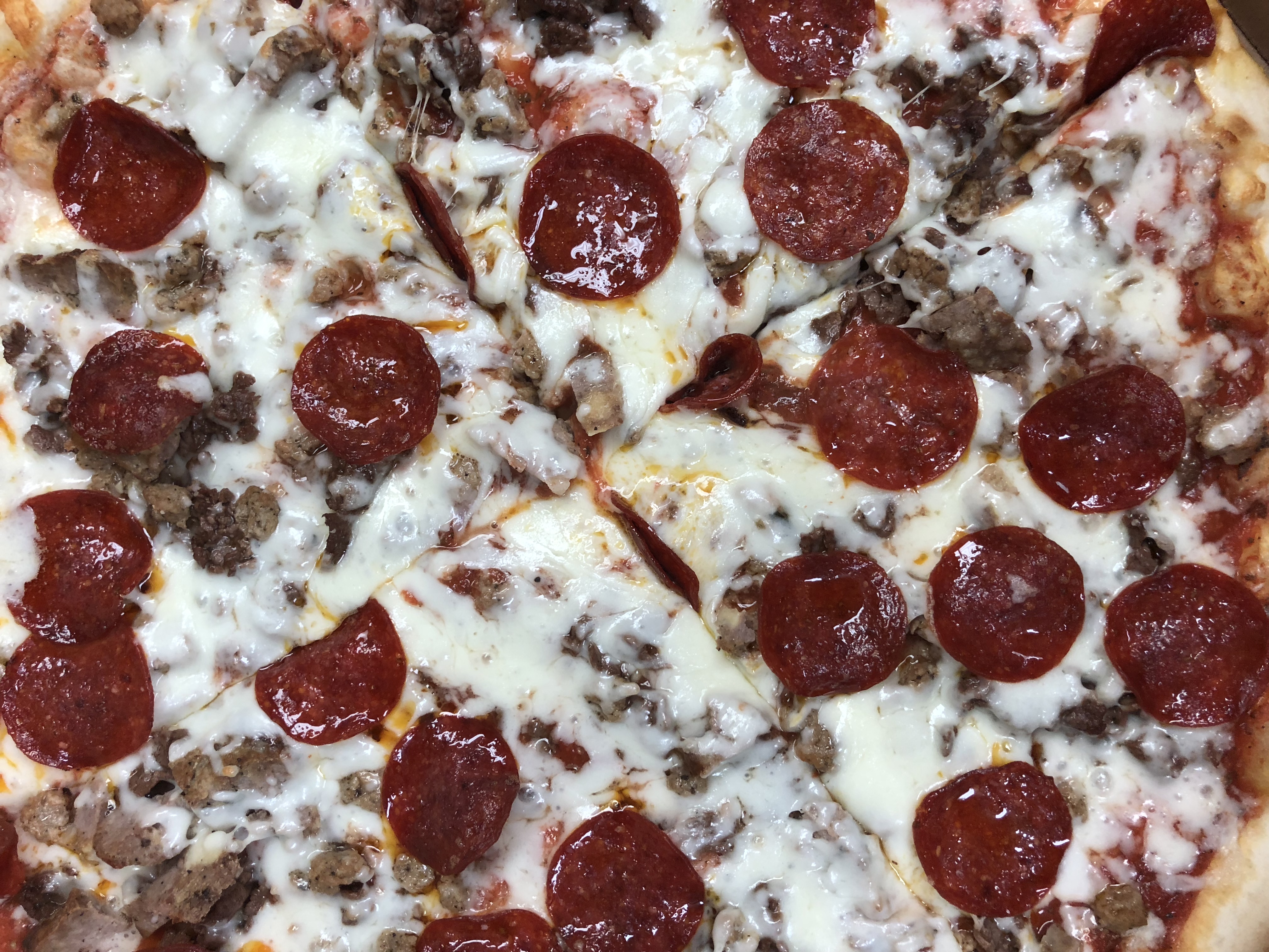 Order 16" Meat Lovers Pizza food online from Wolf Street Pizza store, Philadelphia on bringmethat.com