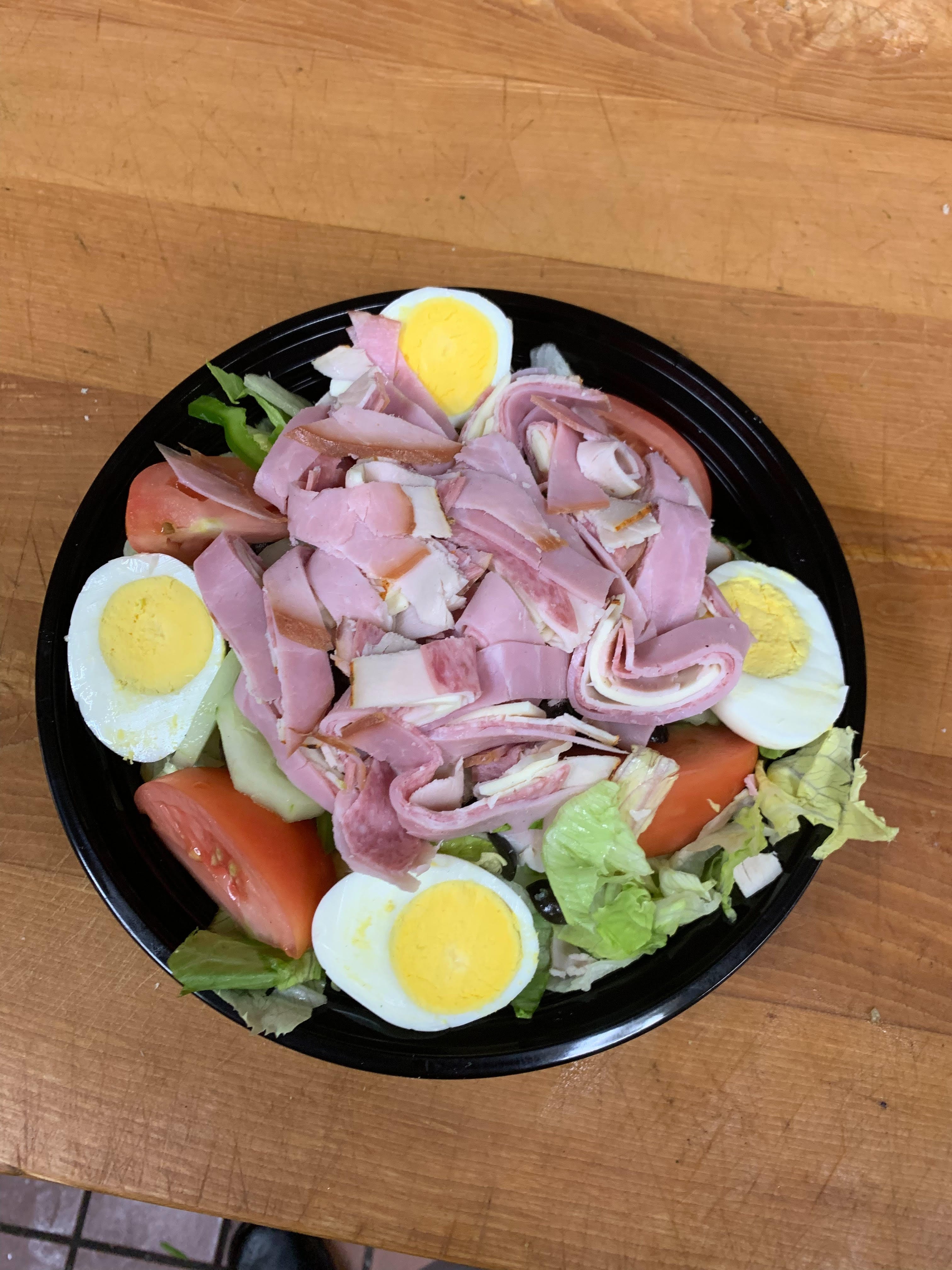 Order Chef Salad - Small food online from Pizza Time store, Saratoga Springs on bringmethat.com