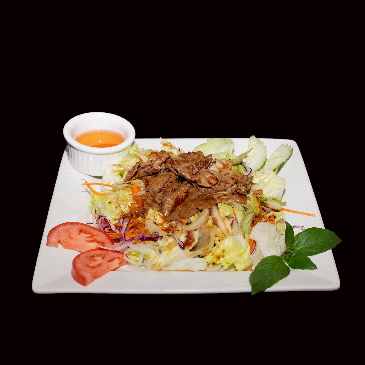 Order S2. Grilled Beef Salad food online from Pho Rex store, Norco on bringmethat.com