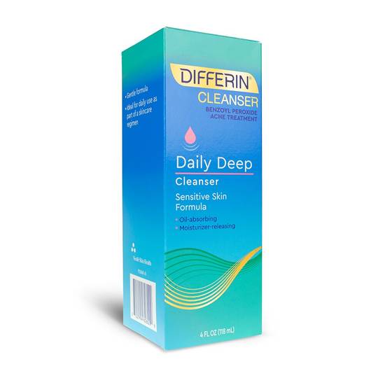 Order Differin Daily Deep Cleanser with Benzoyl Peroxide, 4 OZ food online from CVS store, INGLEWOOD on bringmethat.com