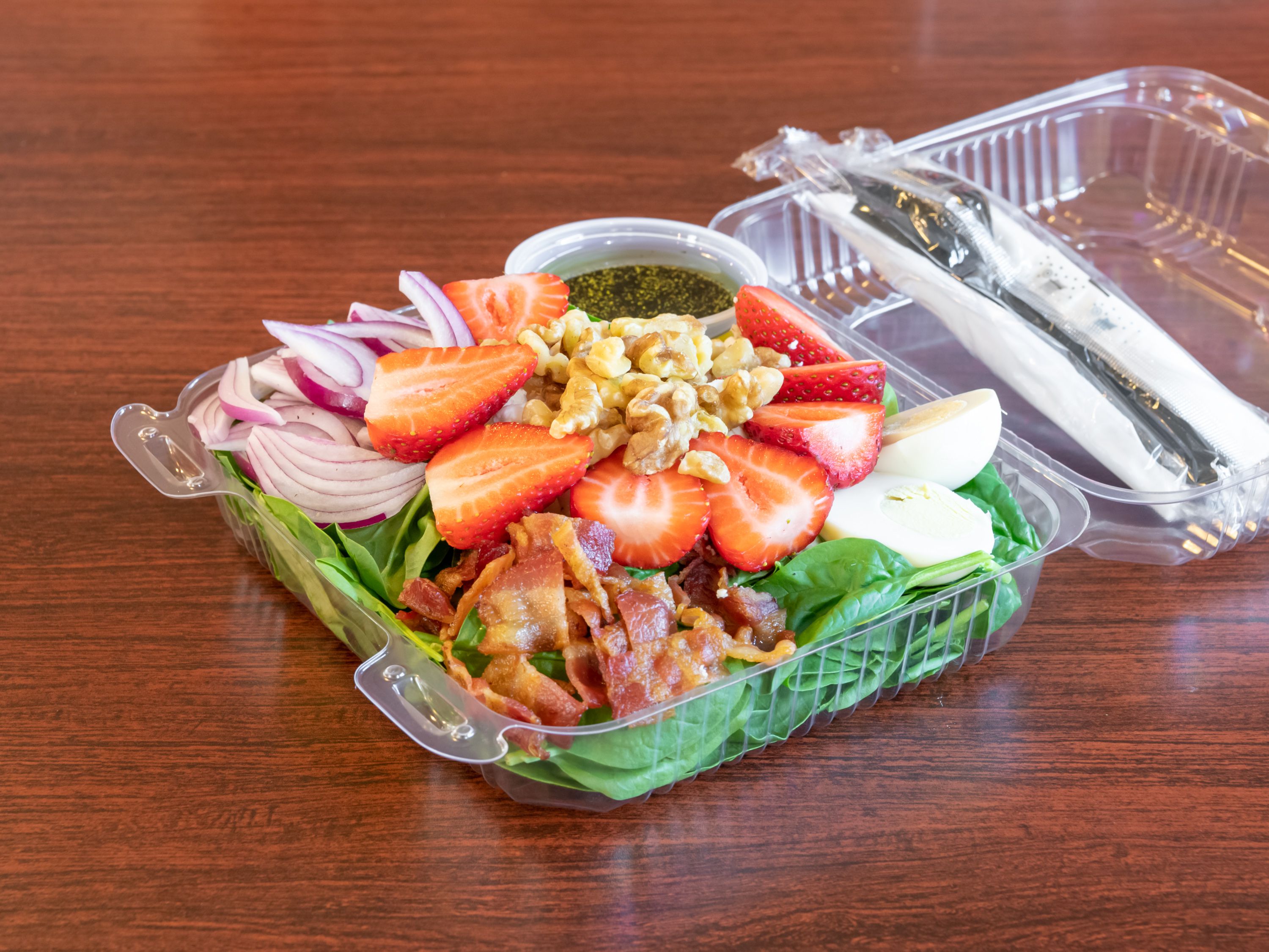 Order Spinach Salad food online from Z Cafe store, Walnut Creek on bringmethat.com