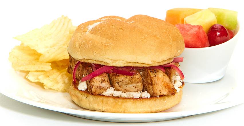 Order Grilled Chicken Sandwich food online from Taziki Mediterranean Cafe store, Auburn on bringmethat.com