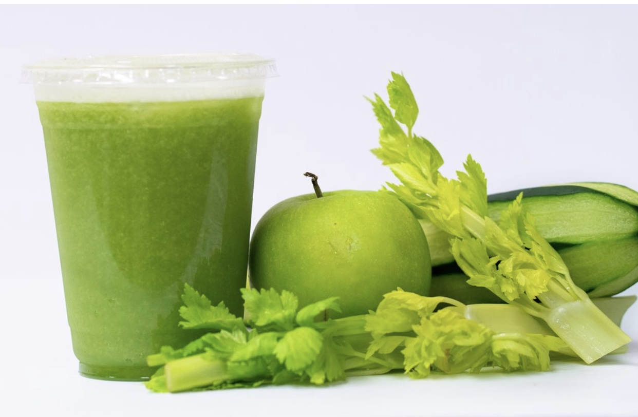 Order F11. Green Juice  food online from Ck Donuts store, Long Beach on bringmethat.com