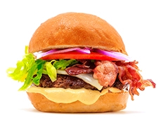 Order Deluxe Burger food online from Brome Modern Eatery store, Dearborn on bringmethat.com