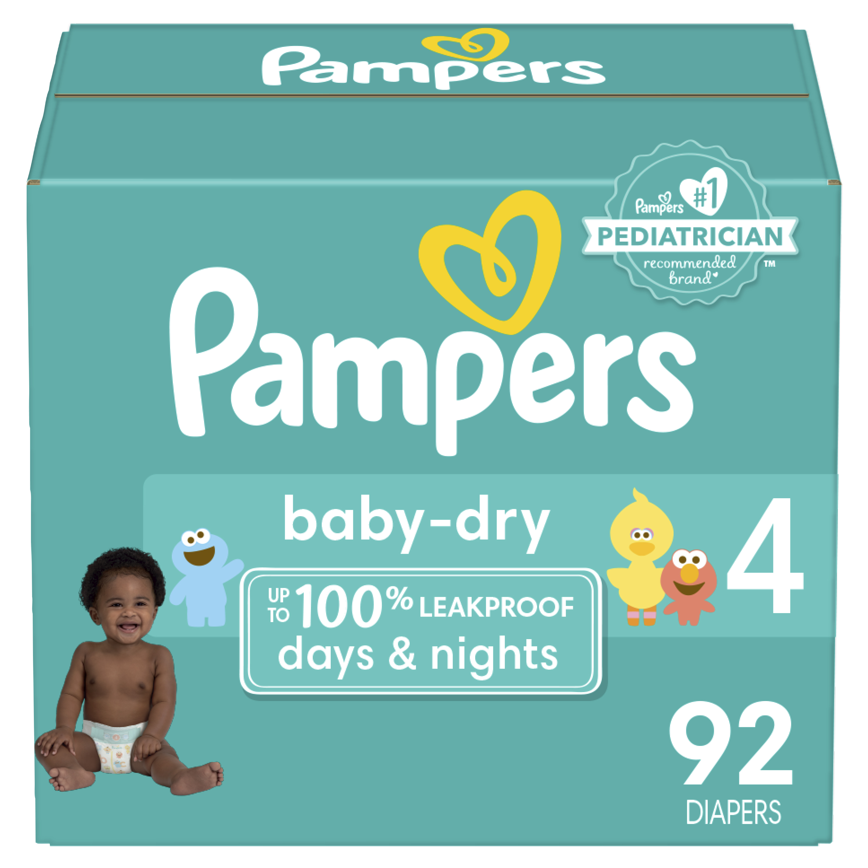 Order Pampers Baby-Dry Diapers - Size 4, 92 ct food online from Rite Aid store, SUFFOLK on bringmethat.com