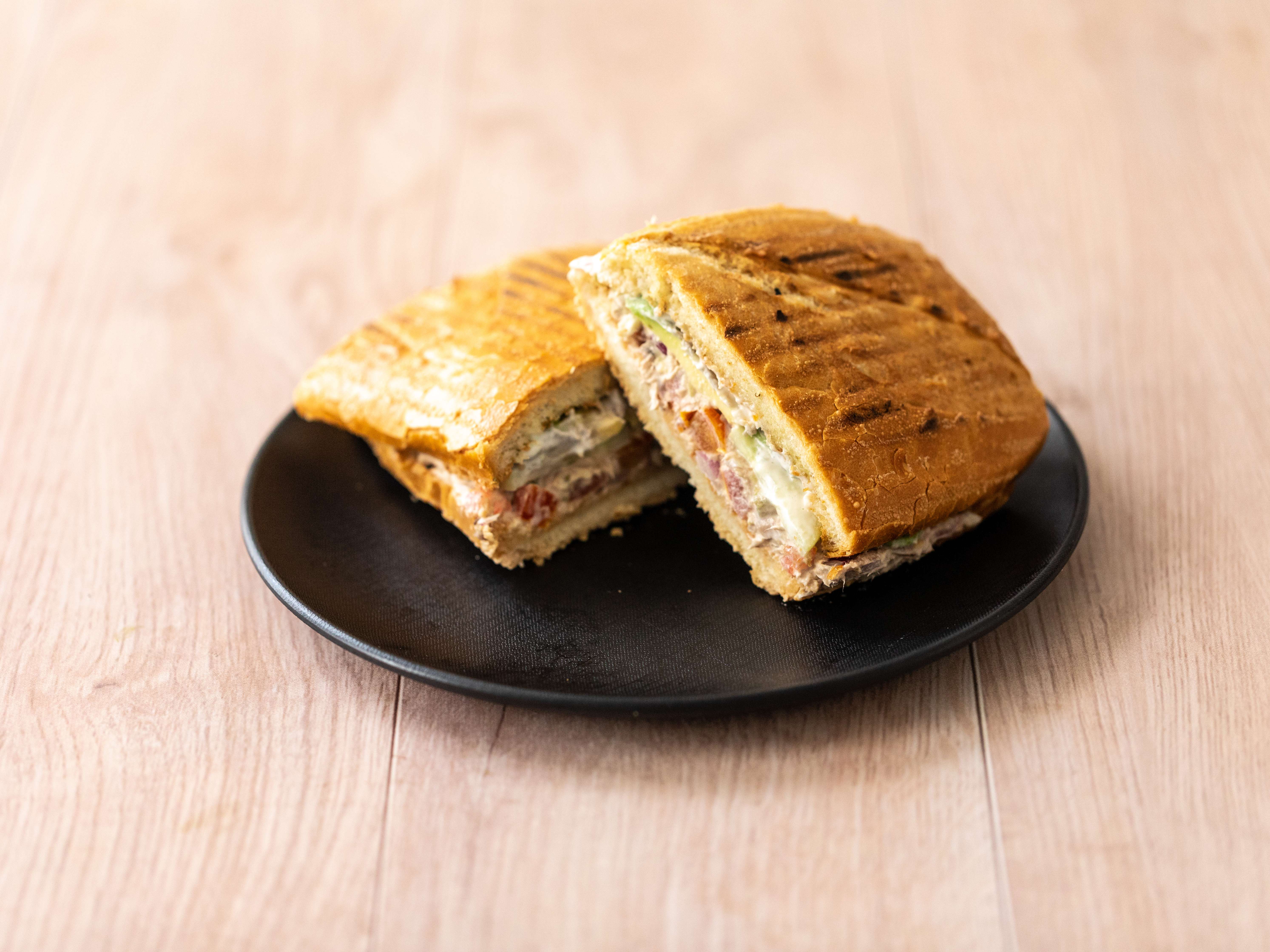 Order Tuna and Avocado Sandwich food online from El Cafetazo store, San Francisco on bringmethat.com