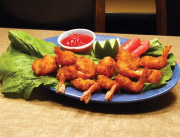 Order 6 Pieces Jumbo Shrimp food online from Rockets Cafe store, Toledo on bringmethat.com