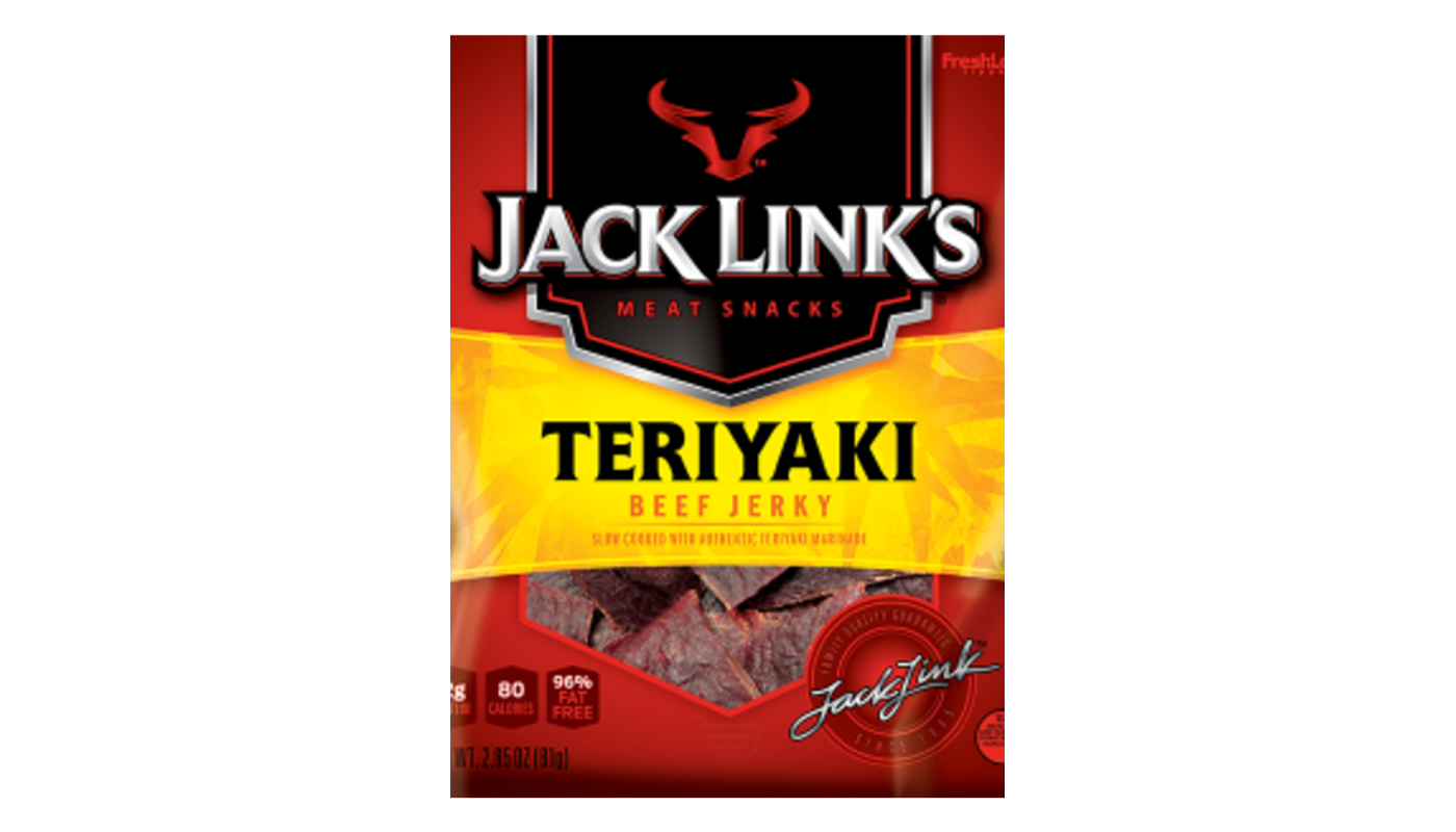 Order Jack Link's Meat Snacks Beef Jerky Teriyaki 3.25 oz Box food online from Ross Liquor store, Sylmar on bringmethat.com