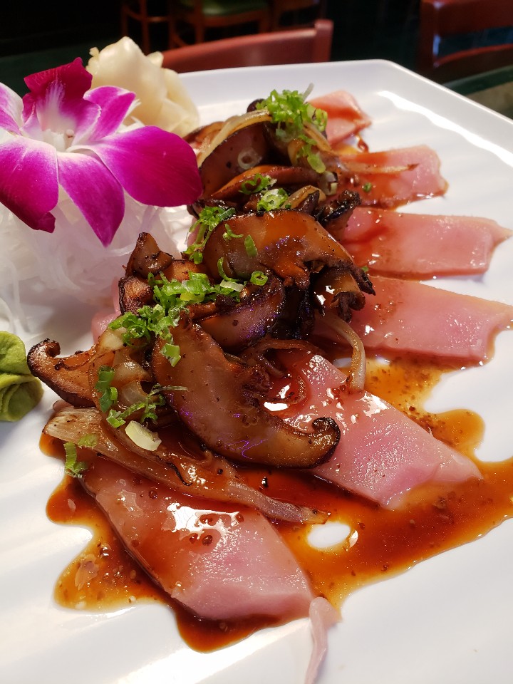 Order Shitake Albacore 6pcs. food online from Sumo Sushi store, Sherman Oaks on bringmethat.com