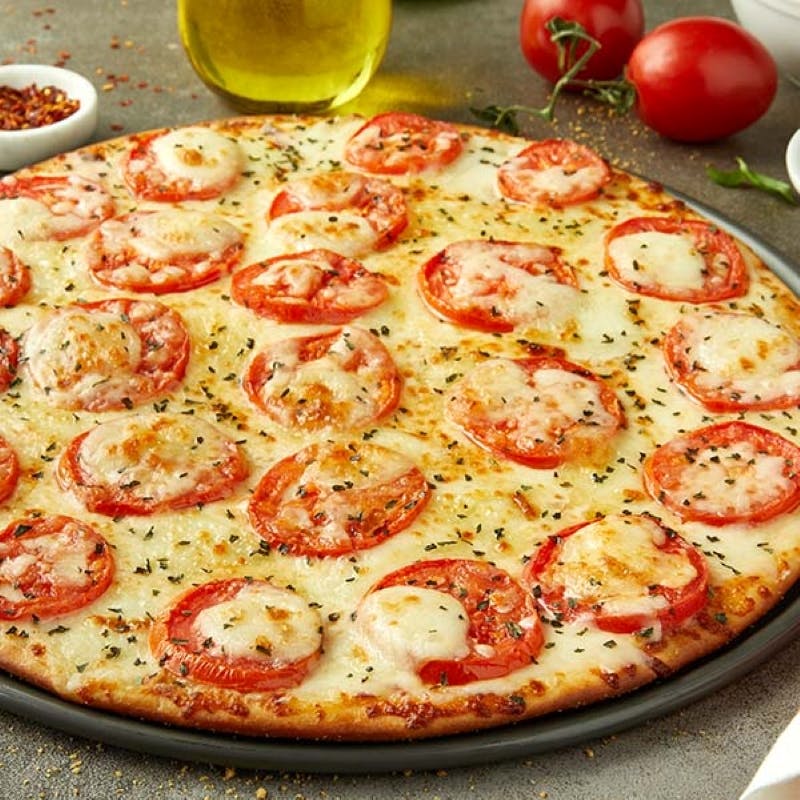 Order Margherita Pizza - Individual 7" food online from Donatos Pizza store, Hudson on bringmethat.com