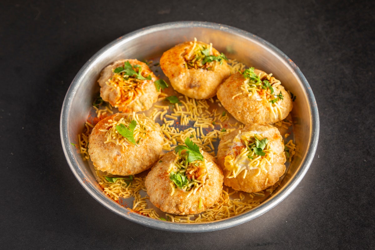 Order Dahi Puri food online from Curry Up Now store, Hoboken on bringmethat.com