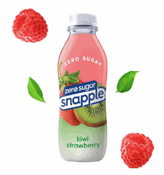 Order Snapple - Zero Sugar Kiwi Strawberry food online from IV Deli Mart store, Goleta on bringmethat.com