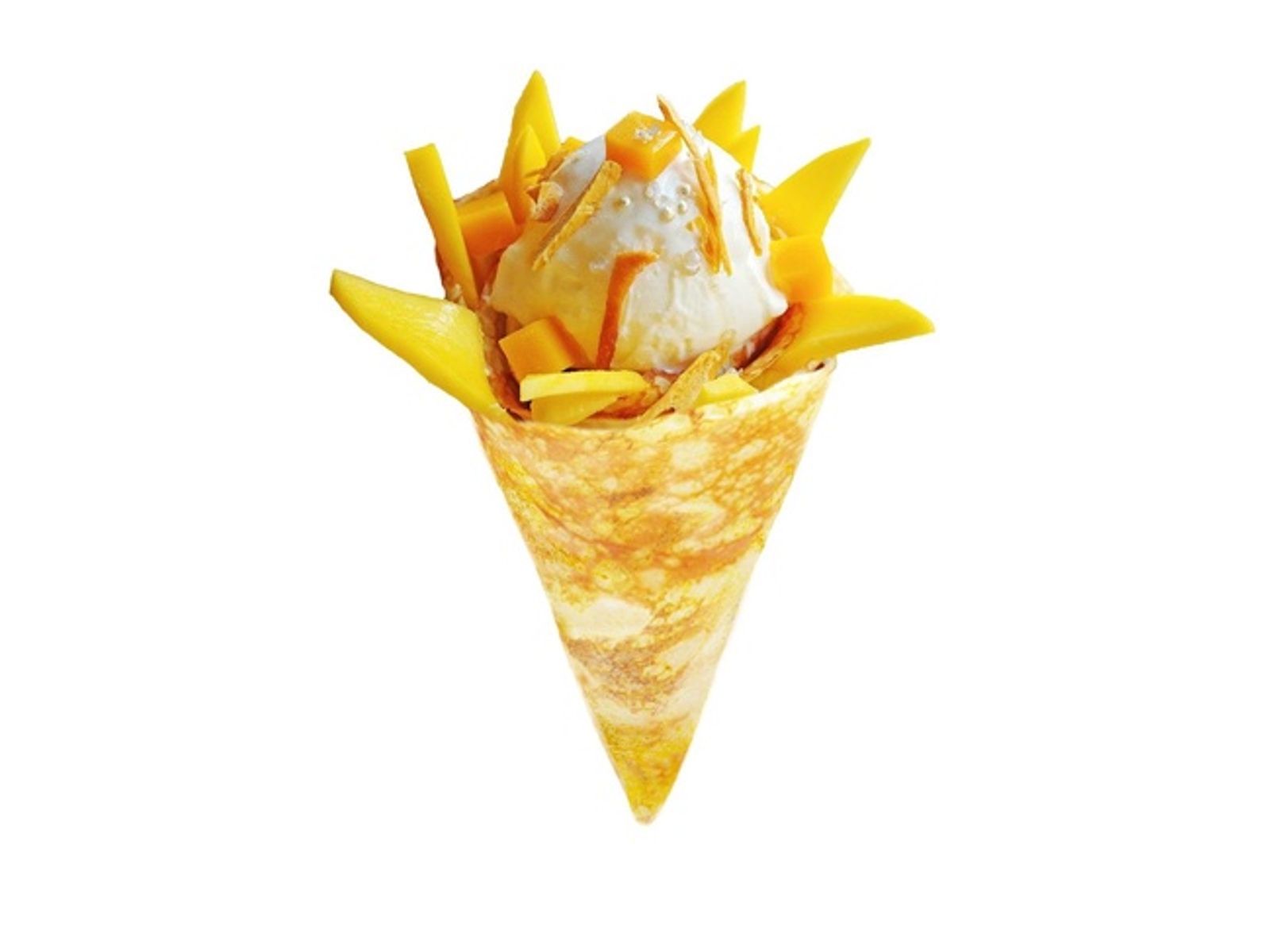 Order 12. Mango Deluxe food online from T-Swirl Crepe store, New York on bringmethat.com