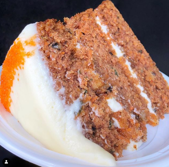 Order Carrot Cake Slice food online from Buttercup Bake Shop store, New York on bringmethat.com