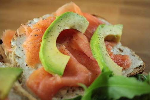 Order Cream Cheese / Salmon / Avocado food online from Nick Bagel And Espresso store, Fullerton on bringmethat.com