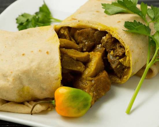 Order Roti Dinner food online from Hot Spot Jamaican American Cuisine store, Albany on bringmethat.com