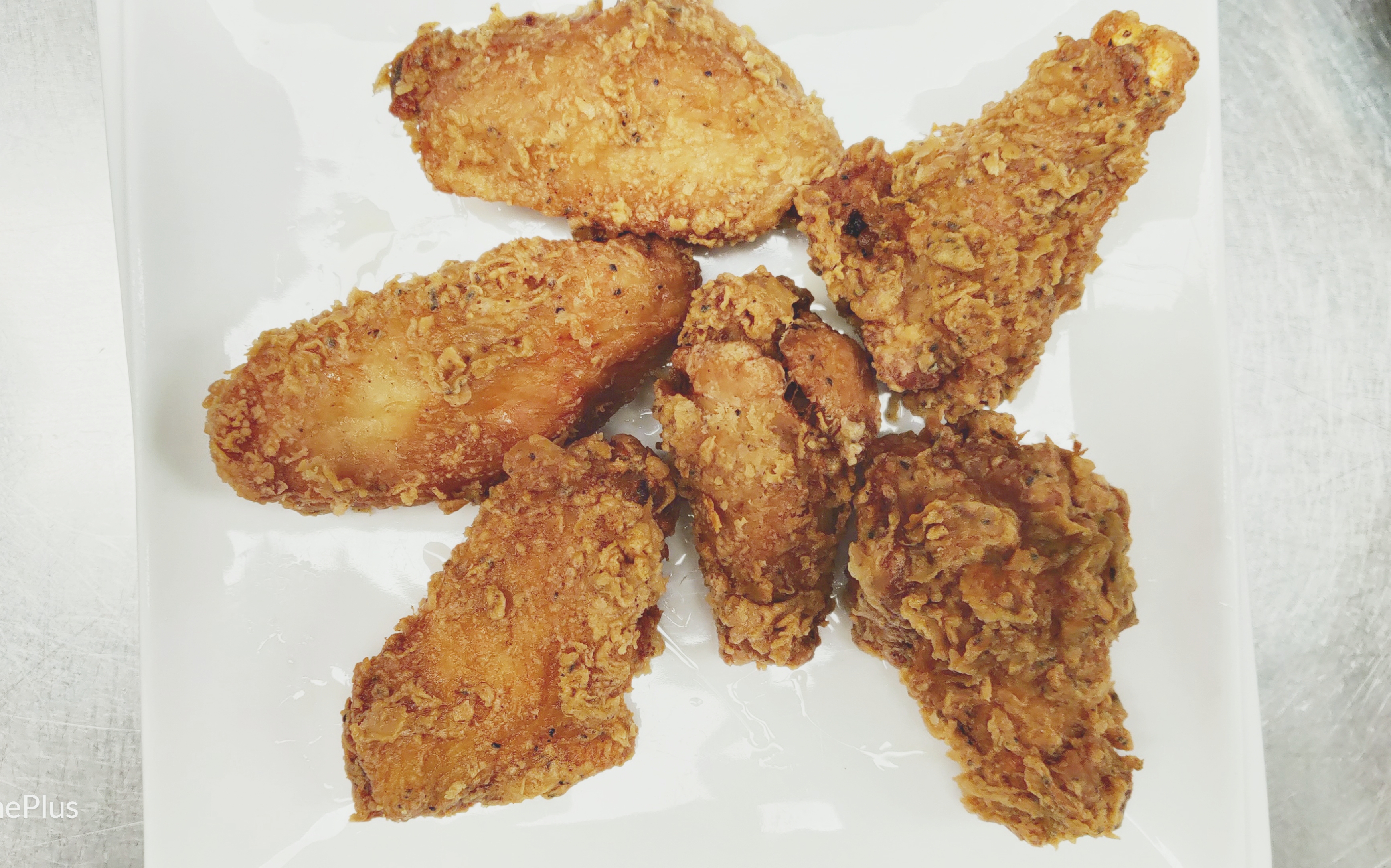 Order 6 Piece Fried Chicken Wings Dinner food online from Hunan Gourmet store, Frederick on bringmethat.com