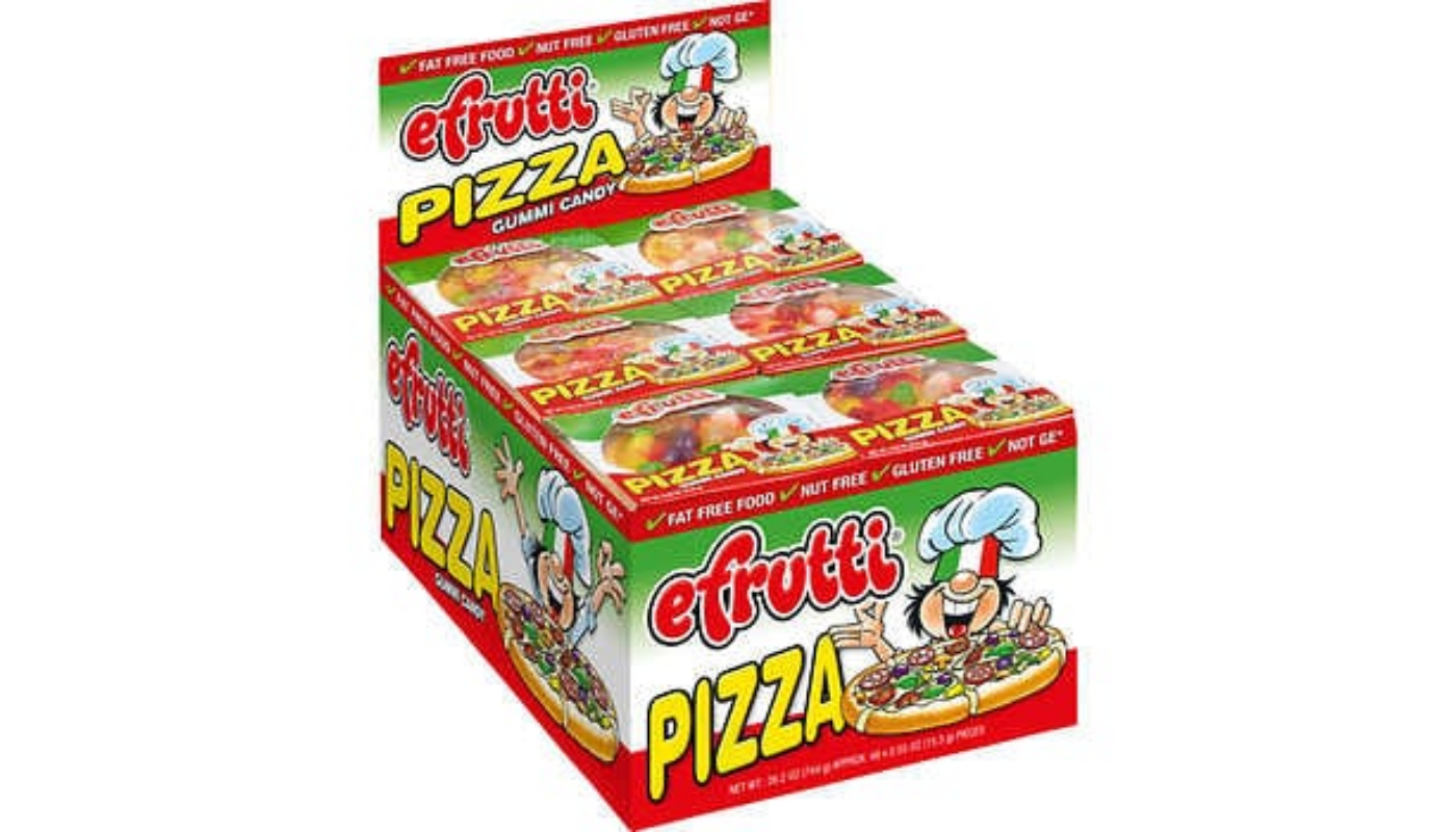 Order E Frutti Gummi Pizza 48ct food online from Orcutt Liquor & Deli store, Orcutt on bringmethat.com