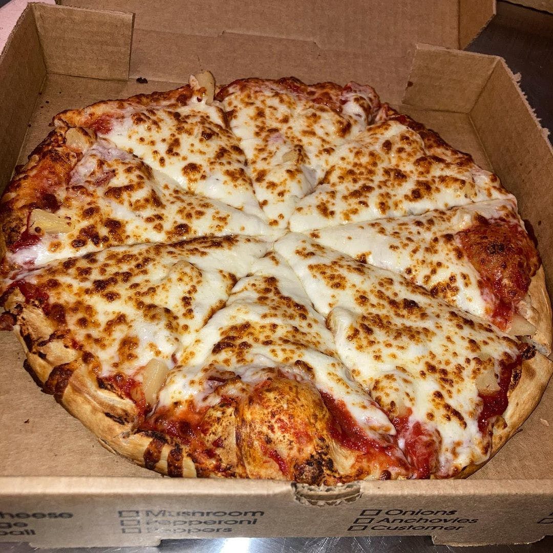 Order Cheese Pizza - Personal 7" food online from Samuel Mancino's Italian Eatery store, South Bend on bringmethat.com