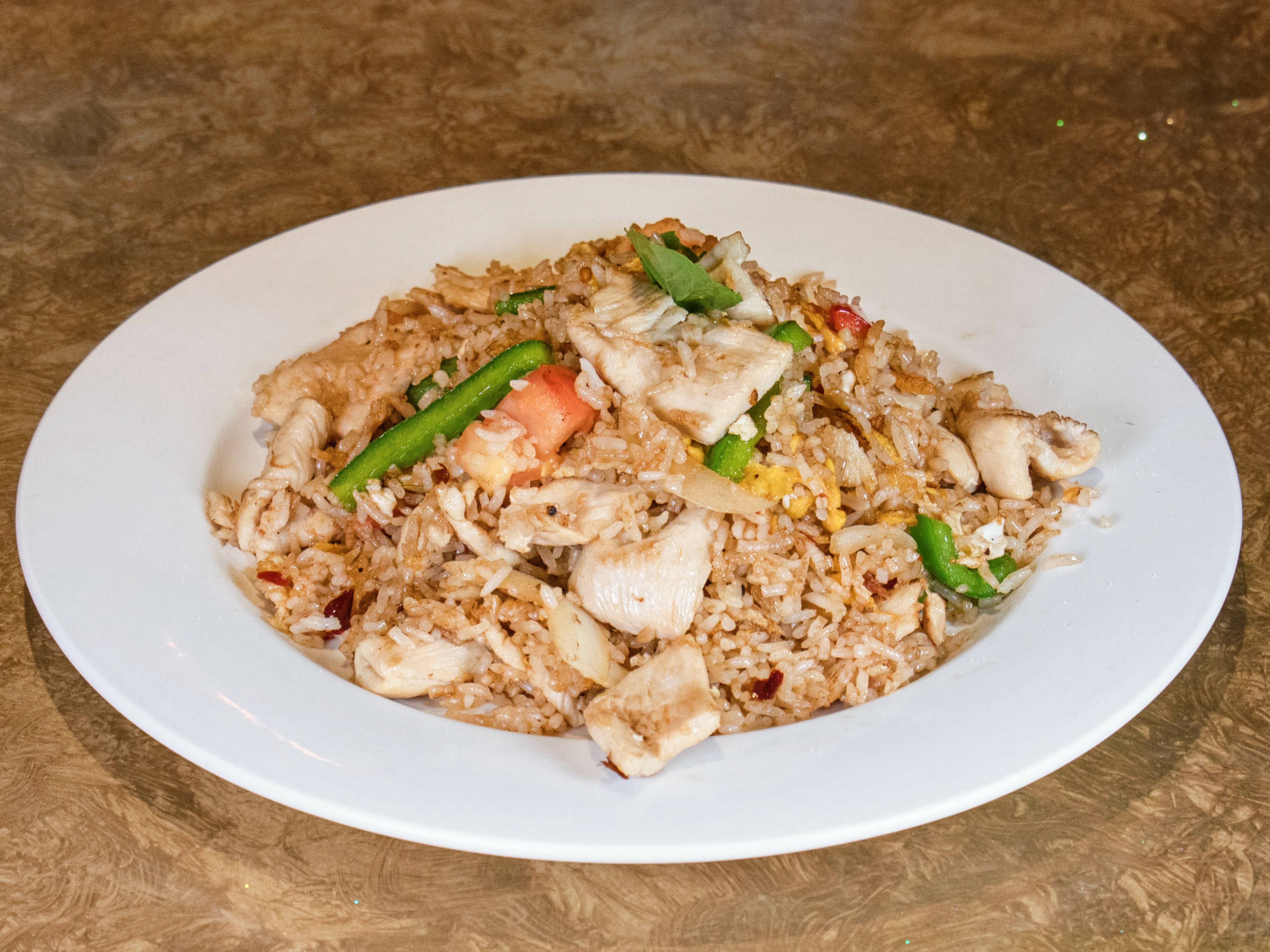 Order Kapow Fried Rice food online from Rien Tong Thai Cuisine store, Arlington on bringmethat.com