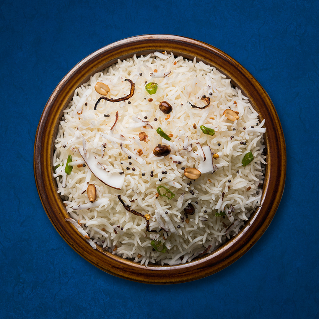 Order Coconut Rice food online from Indian Vegan Experiment store, Saratoga on bringmethat.com