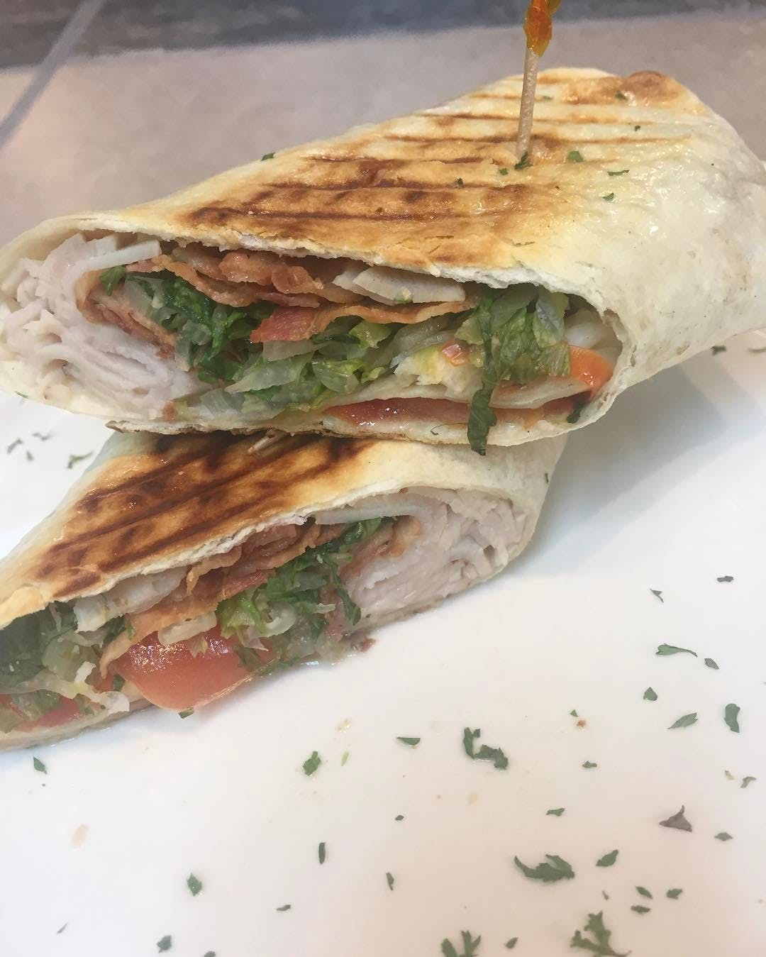 Order Turkey BLT Wrap - Wrap food online from Tosco store, New Windsor on bringmethat.com