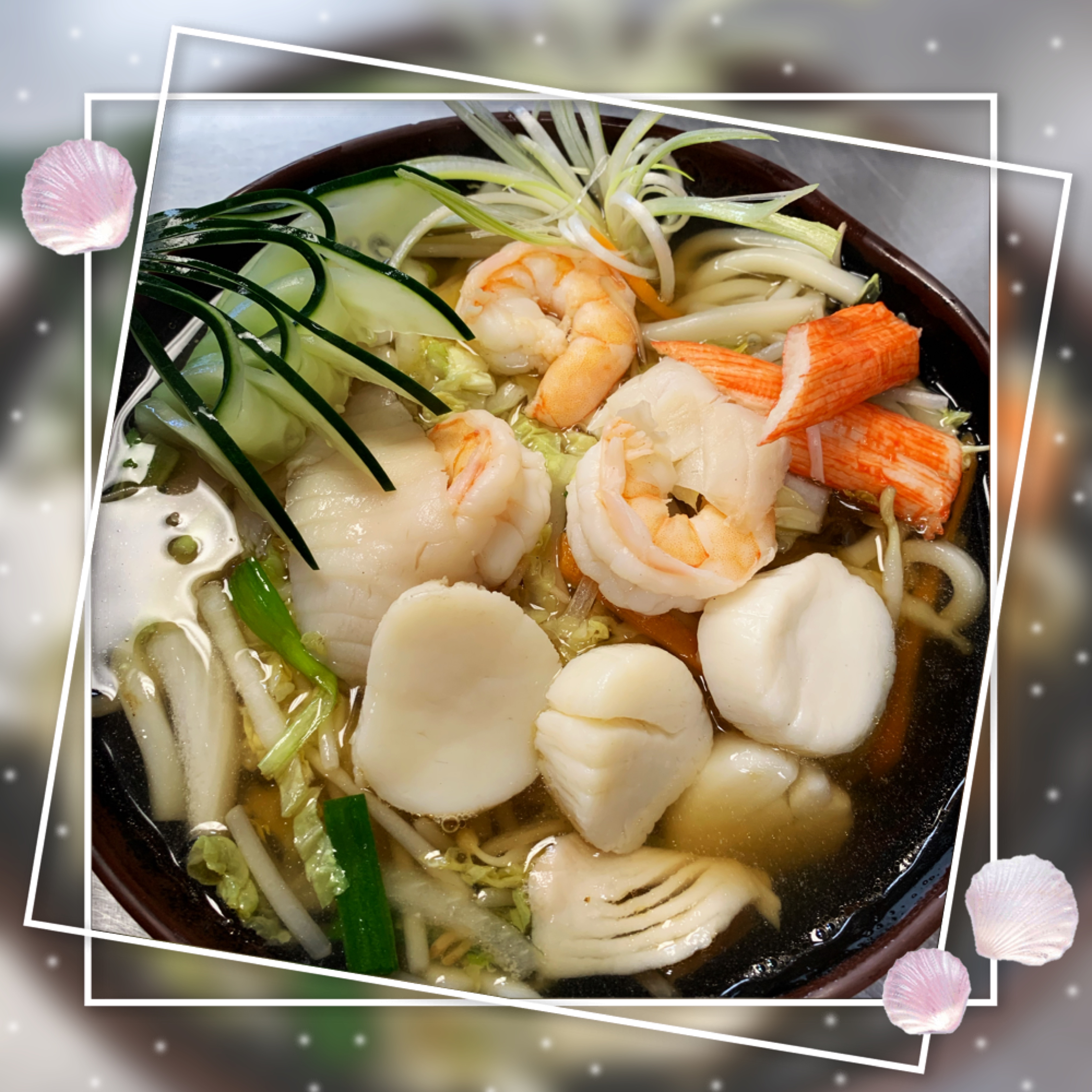 Order Seafood Udon Soup food online from Miso Japan store, Goshen on bringmethat.com