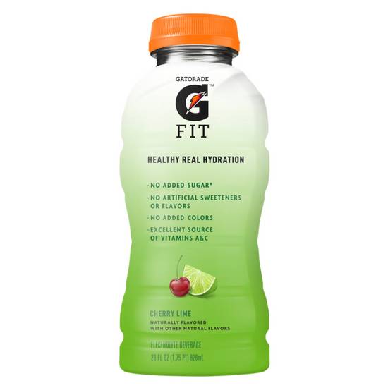 Order Gatorade G Fit Cherry Lime Flavored Electrolyte Bottle food online from Exxon Food Mart store, Port Huron on bringmethat.com