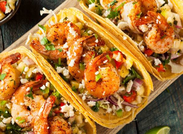 Order Shrimp Tacos food online from Cheers Tavern store, Glendale on bringmethat.com
