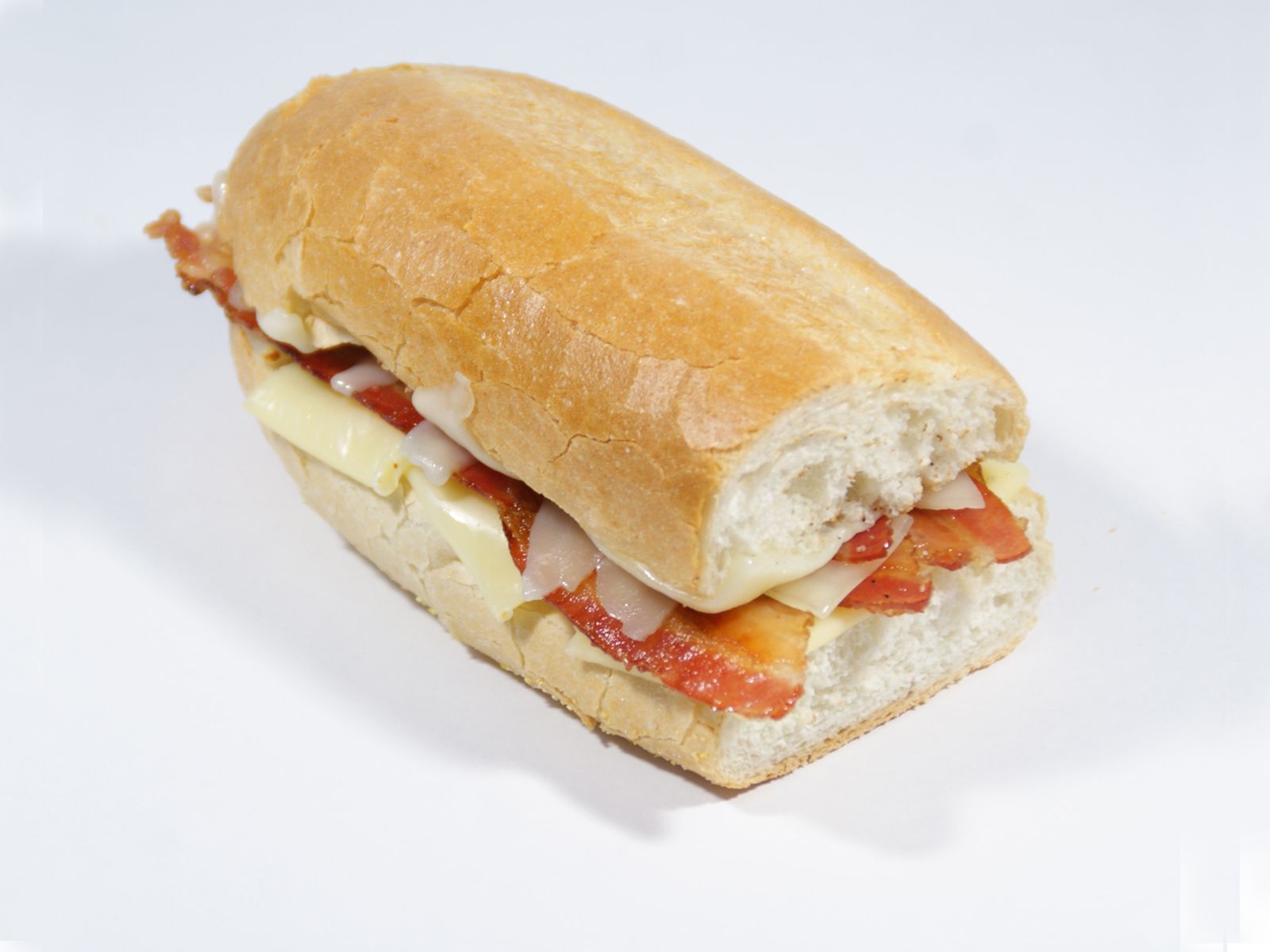 Order Bacon Melt (Mini) food online from Mr. Subb #09 store, Albany on bringmethat.com