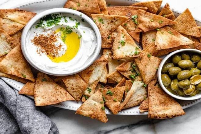 Order Vegan Pita Chips (VPC) food online from One Stop Kitchen store, San Francisco on bringmethat.com
